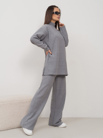Повсякденний костюм ISSA Plus модель 14468_серый Фото