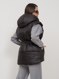 Жилет с утеплителем ISSA Plus модель SA-505_черный Фото