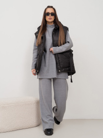 Жилет с утеплителем ISSA Plus модель SA-505_черный Фото