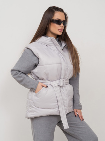 Утеплений жилет ISSA Plus модель SA-505_серый Фото