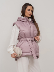 Жилет с утеплителем ISSA Plus модель SA-505_розовый Фото