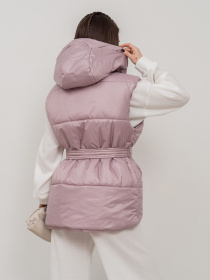 Утеплений жилет ISSA Plus модель SA-505_розовый Фото