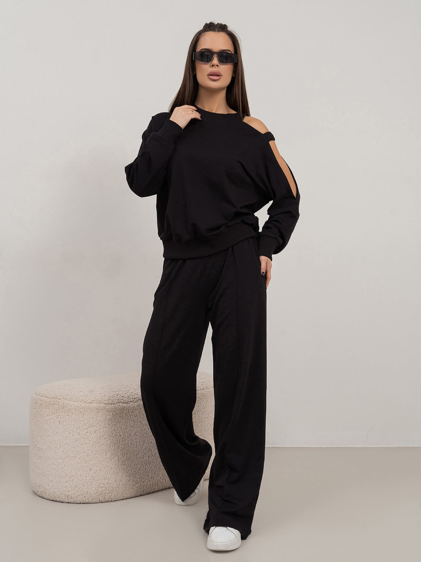 Спортивный костюм ISSA Plus модель 14456_черный Фото