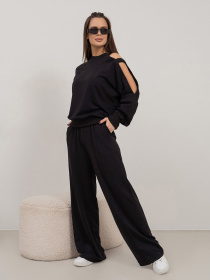 Спортивный костюм ISSA Plus модель 14456_черный Фото