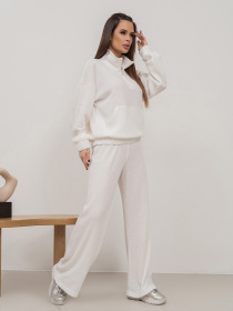 Спортивный костюм ISSA Plus модель 14445_молочный Фото