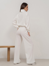 Спортивний костюм ISSA Plus модель 14445_молочный Фото