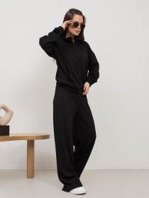 Спортивний костюм ISSA Plus модель 14445_черный Фото
