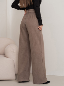 Брюки палаццо ISSA Plus модель 14450_коричневый Фото