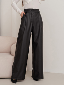 Штани палаццо ISSA Plus модель 14451_черный Фото