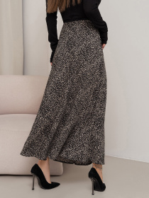 Юбка миди ISSA Plus модель 14457_мультиколор Фото