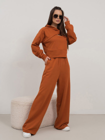 Повседневный костюм ISSA Plus модель 14461_терракотовый Фото