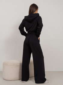 Повседневный костюм ISSA Plus модель 14462_черный Повседневный костюм ISSA Plus модель 14462_черный Фото