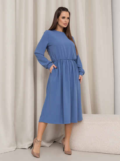 Сукня міді ISSA Plus модель 14463_голубой — фото - INTERTOP