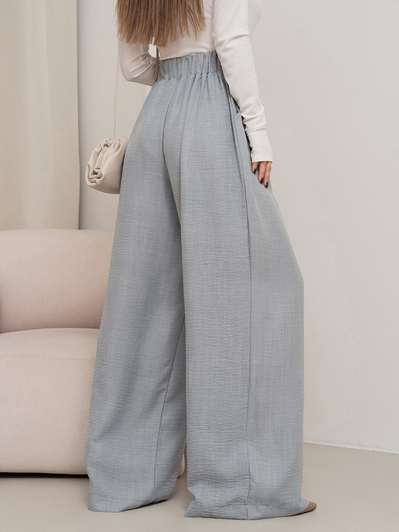 Палаццо ISSA Plus модель 14455_серый Фото