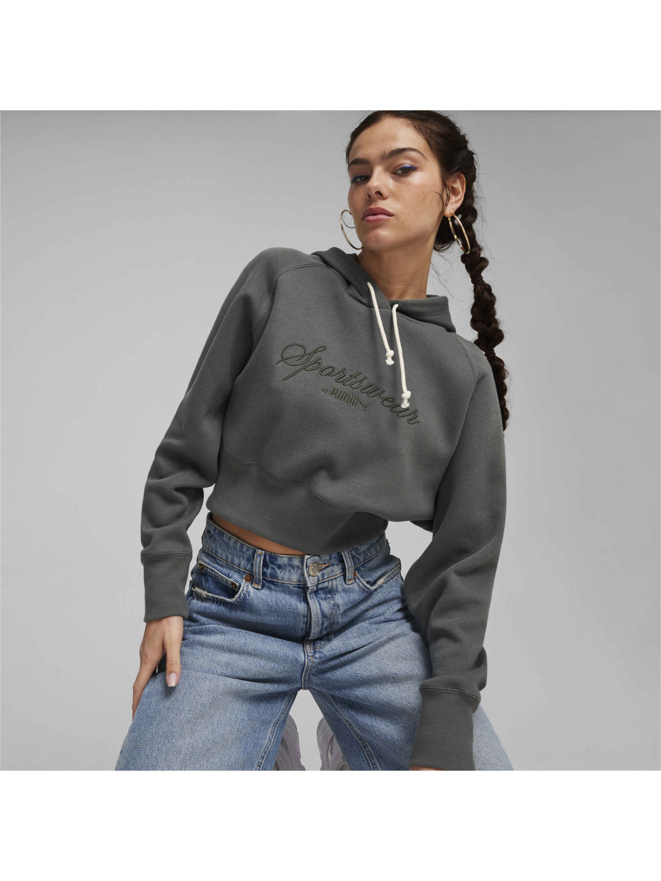 Худи PUMA Classics+ Relaxed Hoodie модель 624273 Фото
