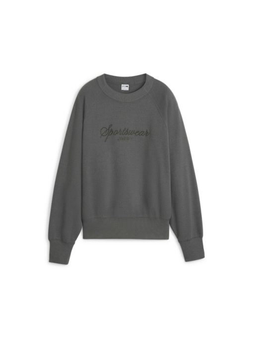 Свитшот PUMA Classics+ Relaxed Crew модель 624289 Фото