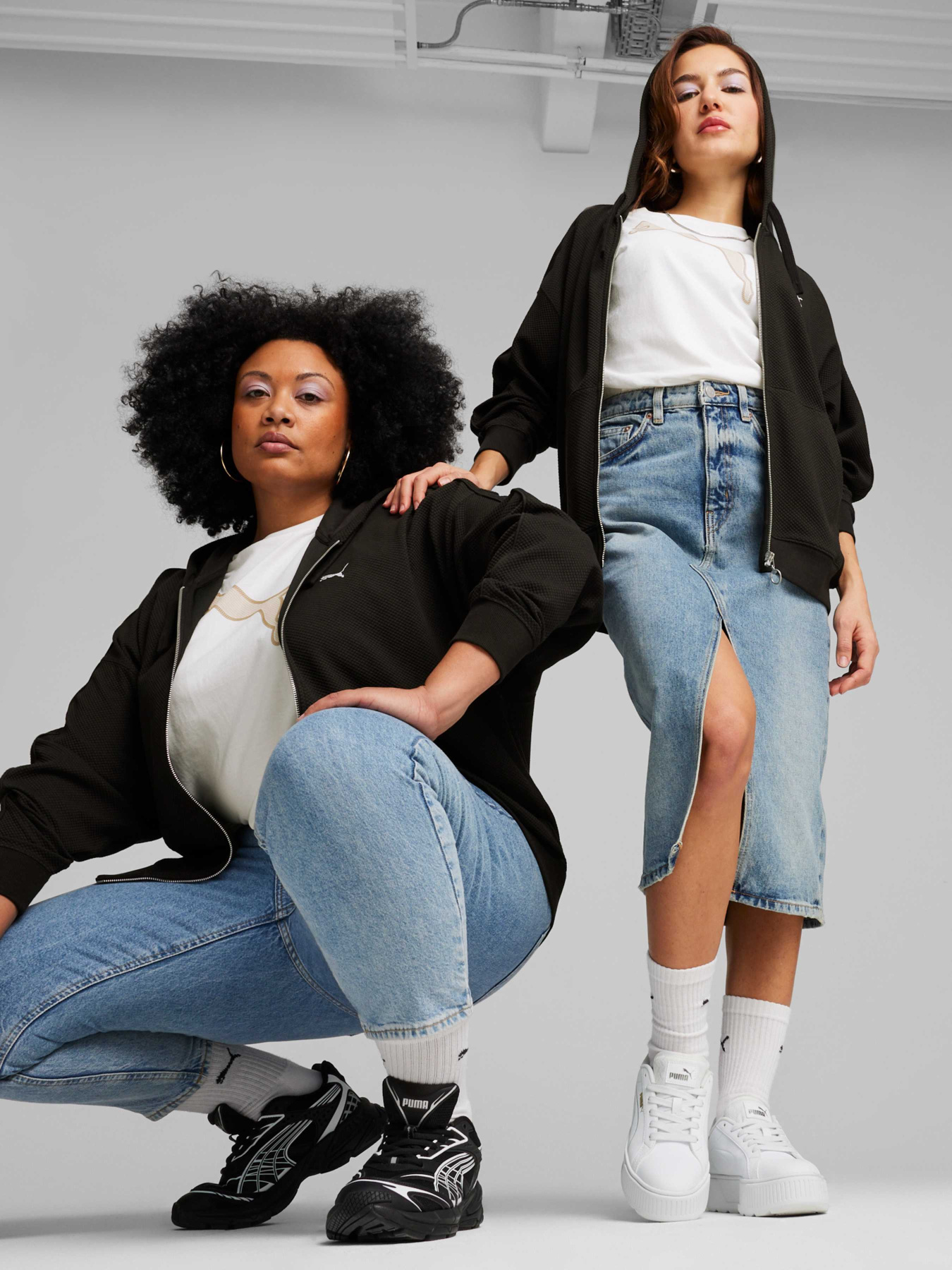 Спортивная кофта PUMA Her Full-zip Hoodie модель 677882 Фото