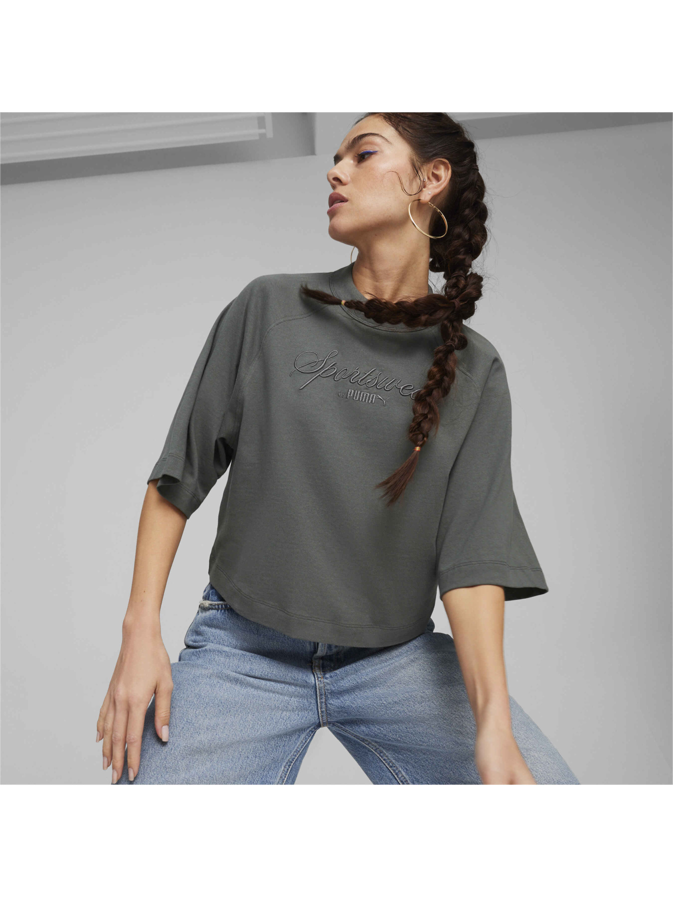 Футболка PUMA Classics+ Oversized Tee модель 624271 Фото