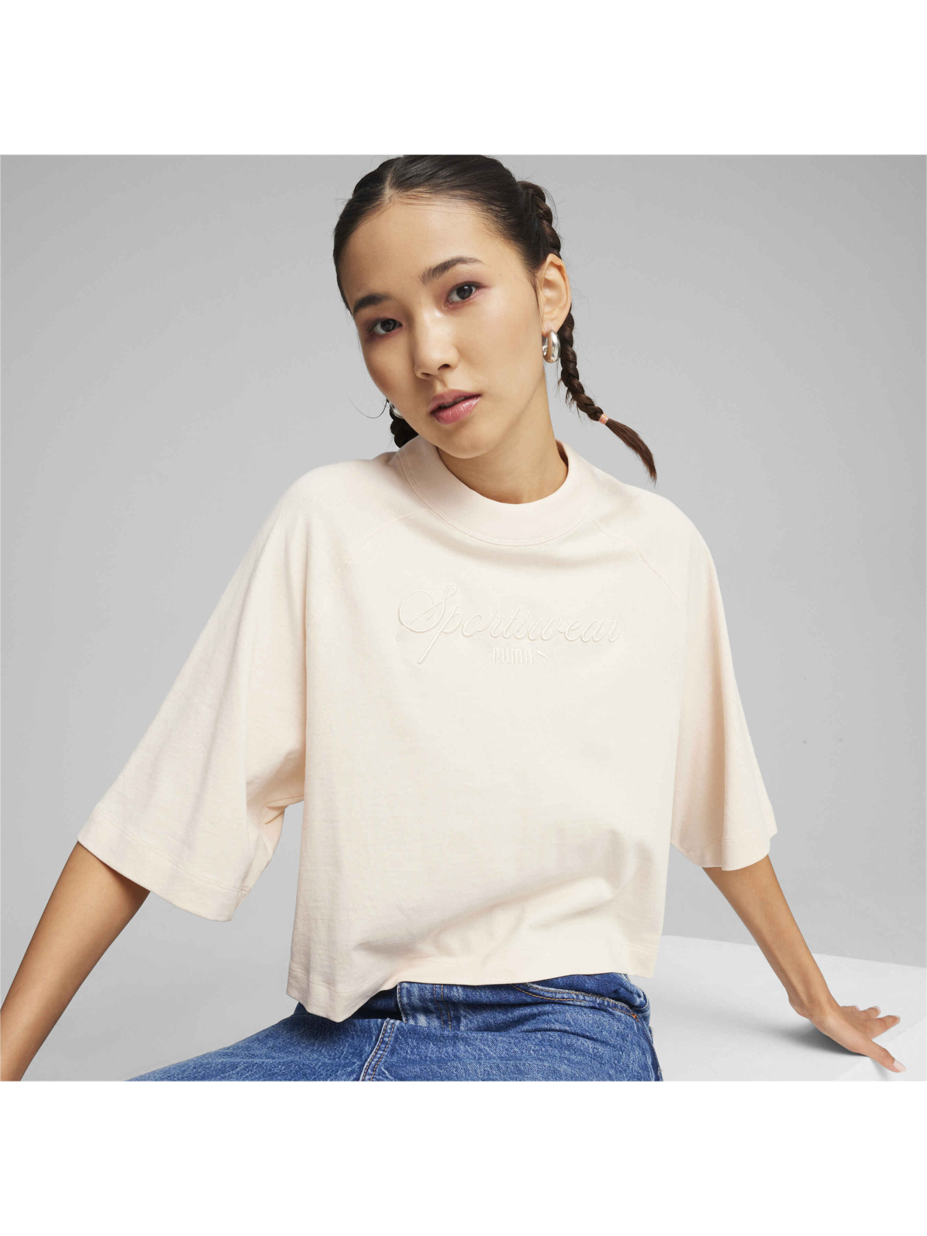 Футболка PUMA Classics+ Oversized Tee модель 624271 Футболка PUMA Classics+ Oversized Tee модель 624271 Фото