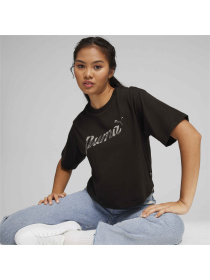 Футболка спортивная PUMA Blossom Short Graphic Tee модель 680432 Футболка спортивная PUMA Blossom Short Graphic Tee модель 680432 Фото