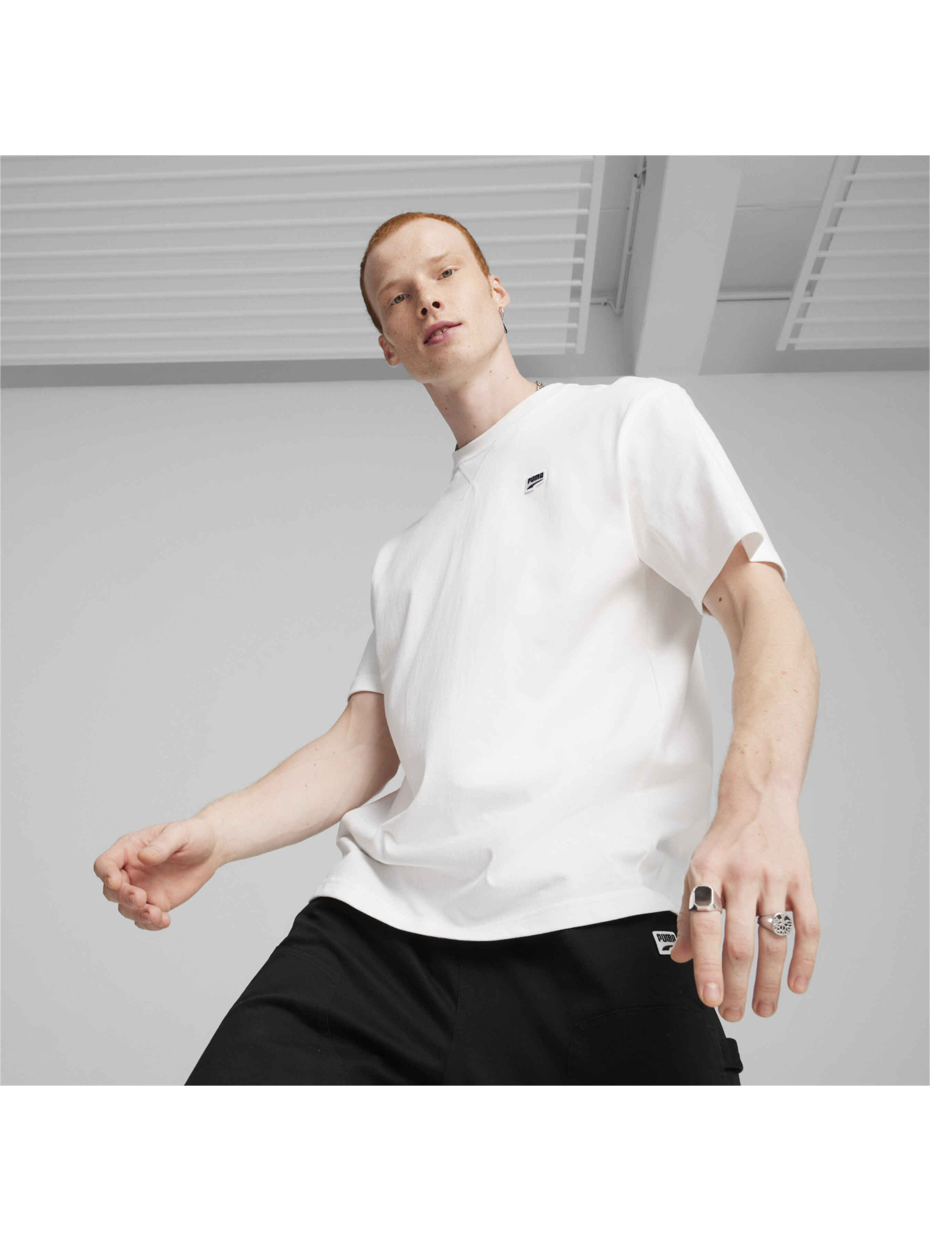 Футболка спортивная PUMA Downtown Badge Tee модель 625925 Фото