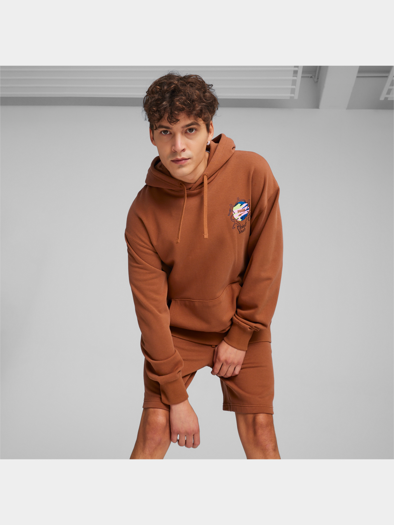 Худи PUMA Downtown Graphic Hoodie модель 624361 Фото