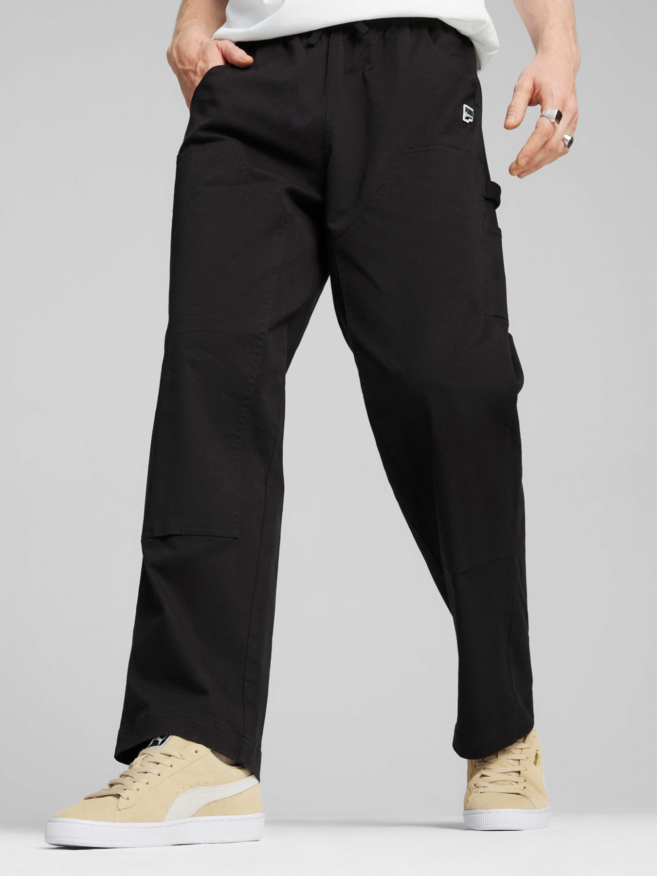 Штаны спортивные PUMA Downtown Double Knee Pants модель 624368 Фото
