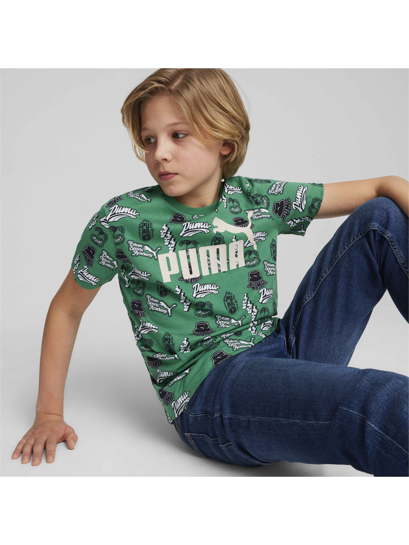 Футболка PUMA Ess+ Mid 90s Aop Tee модель 679239 Фото