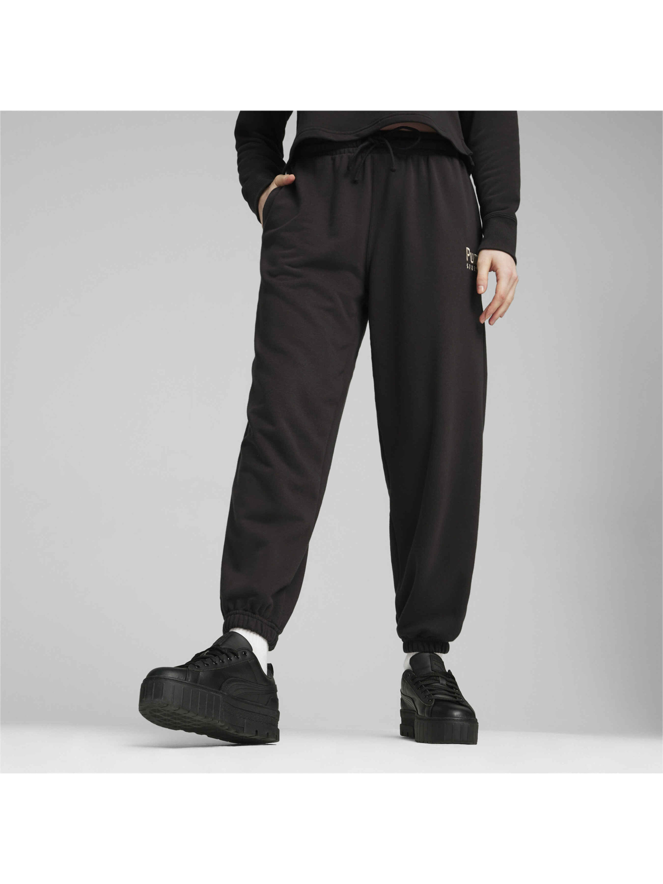 Штаны спортивные PUMA Team Relaxed Sweatpants модель 624319 Фото