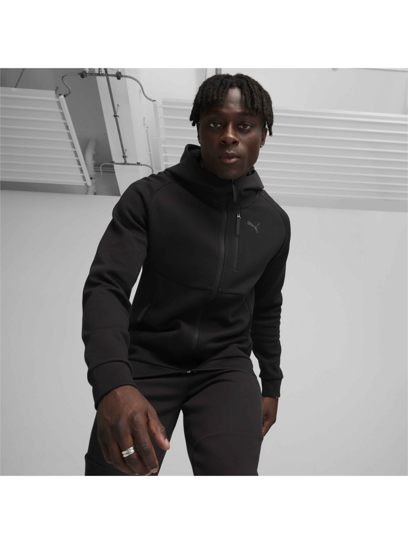 Кофта спортивна PUMA Tech Full-zip Hoodie модель 624385 Фото