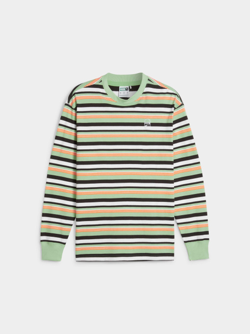 Свитшот PUMA Downtown 180 Striped Tee модель 624377 Фото