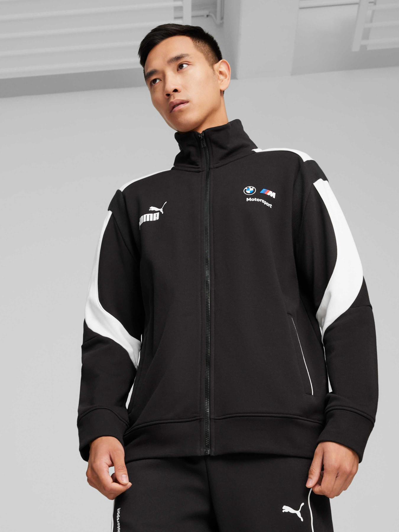 Кофта спортивная PUMA Bmw Mms Mt7+ Sweat Jacket модель 624137 Фото