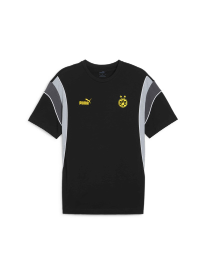 Футболка PUMA Bvb Ftblarchive Tee модель 774263 - фото