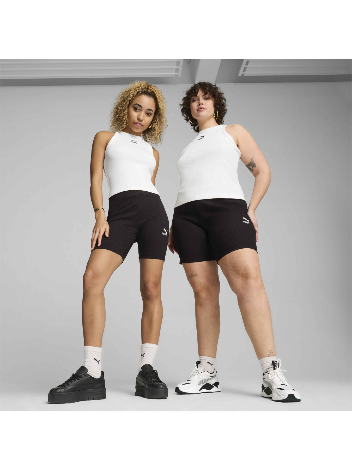 Велосипедки PUMA Classics Ribbed Short Tights модель 624267 Фото