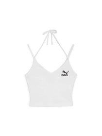 Топ спортивный PUMA Classics Ribbed Crop Top модель 624255 Фото