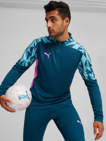 Худі та світшоти PUMA Individualfinal 1/4-zip Top модель 658982 Фото
