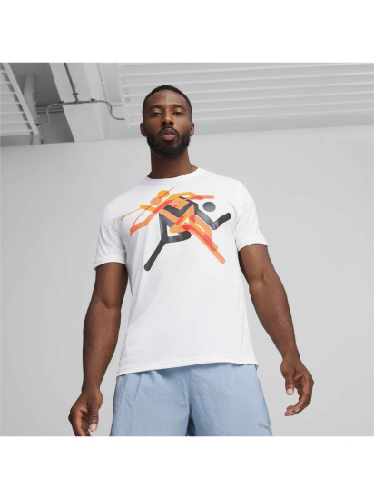 Футболка PUMA Run Faster Icons Graphic Tee модель 525000 — фото 3 - INTERTOP