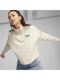 Кофта спортивная PUMA Team Half-zip Crew модель 624324 Фото