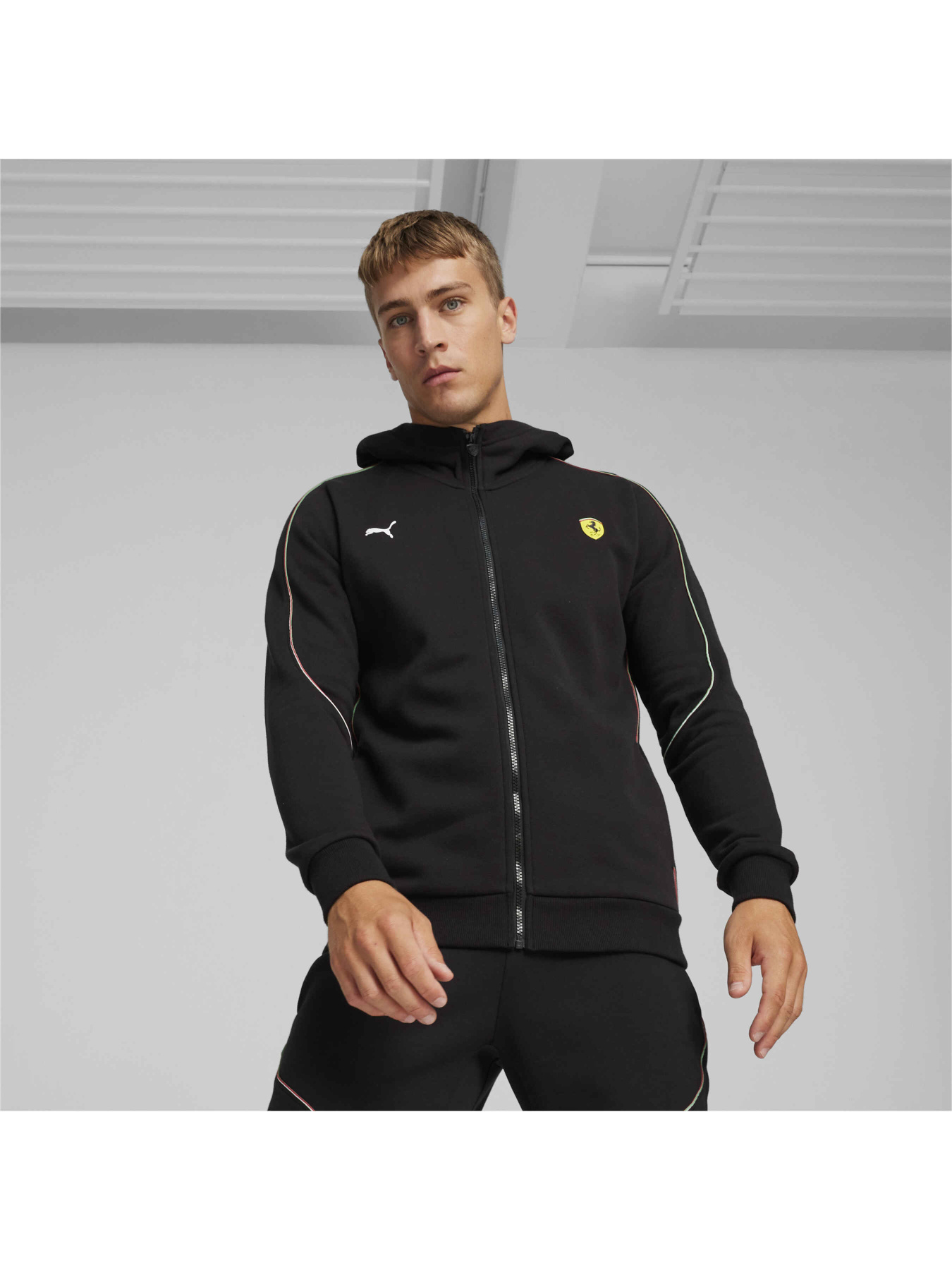 Спортивная кофта PUMA Ferrari Race Hdd Sweat Jkt модель 623797 Фото