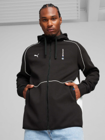 Спортивна кофта PUMA Bmw Mms Hooded Sweat Jacket модель 624144 Фото