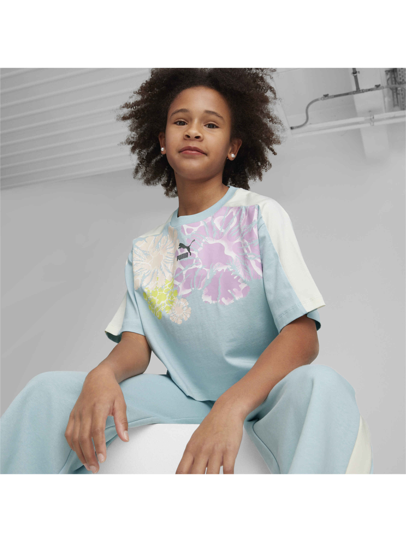 Футболка PUMA T7 Snflr Graphic Tee модель 625061 Фото