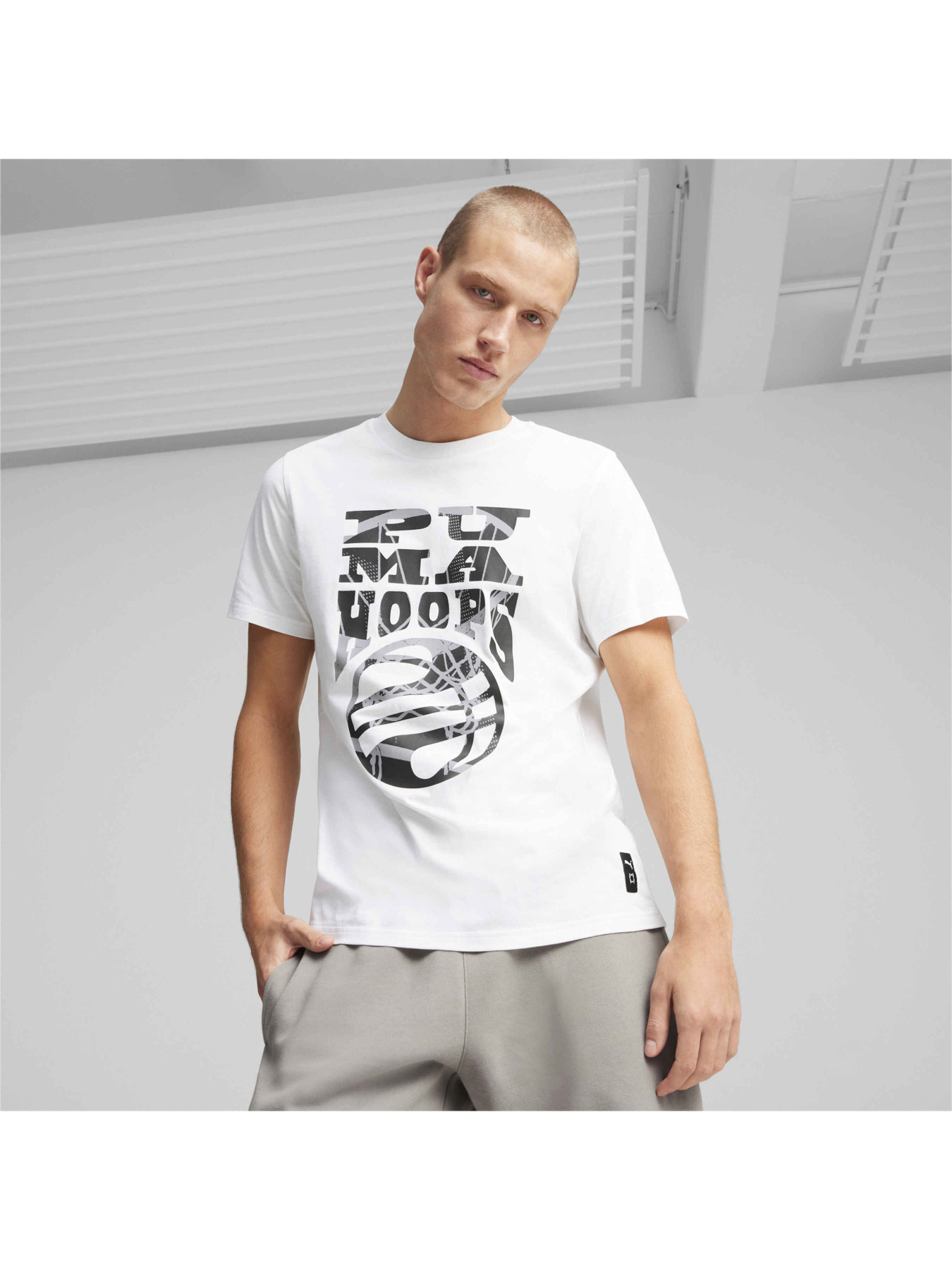 Спортивная футболка PUMA The Hooper Tee 1 модель 624827 Спортивная футболка PUMA The Hooper Tee 1 модель 624827 Фото