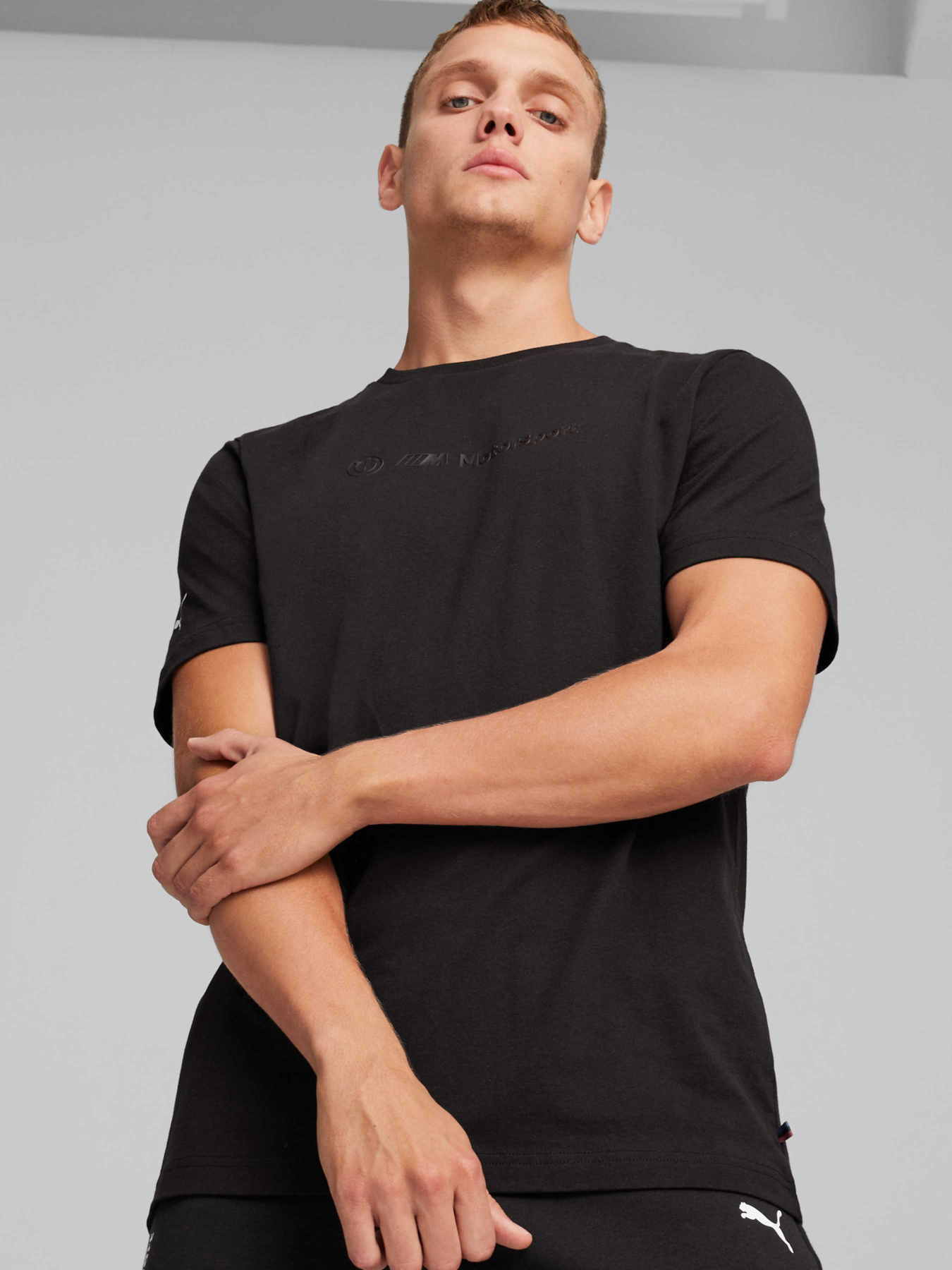 Футболка спортивная PUMA Bmw Mms (logo) Graphic Tee модель 624160 Фото