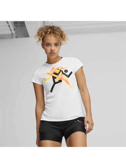 Футболка PUMA Run Faster Icons Tee модель 524977 — фото 3 - INTERTOP