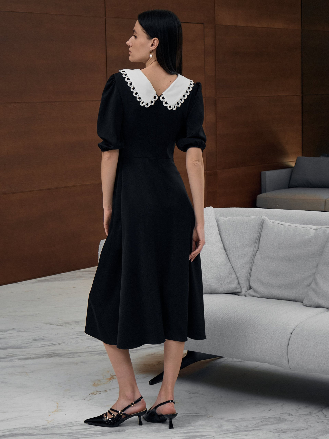 Сукня міді Gepur модель 45680 Сукня міді Gepur модель 45680 Фото