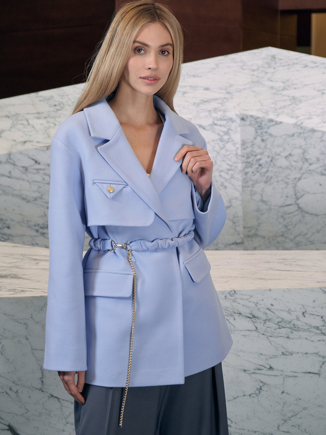 Пальто Gepur модель 46160 Фото