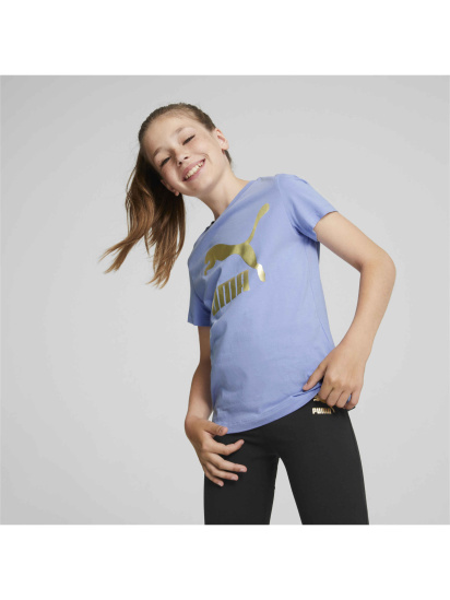 Футболка PUMA Classics Logo Tee модель 530208 — фото 3 - INTERTOP