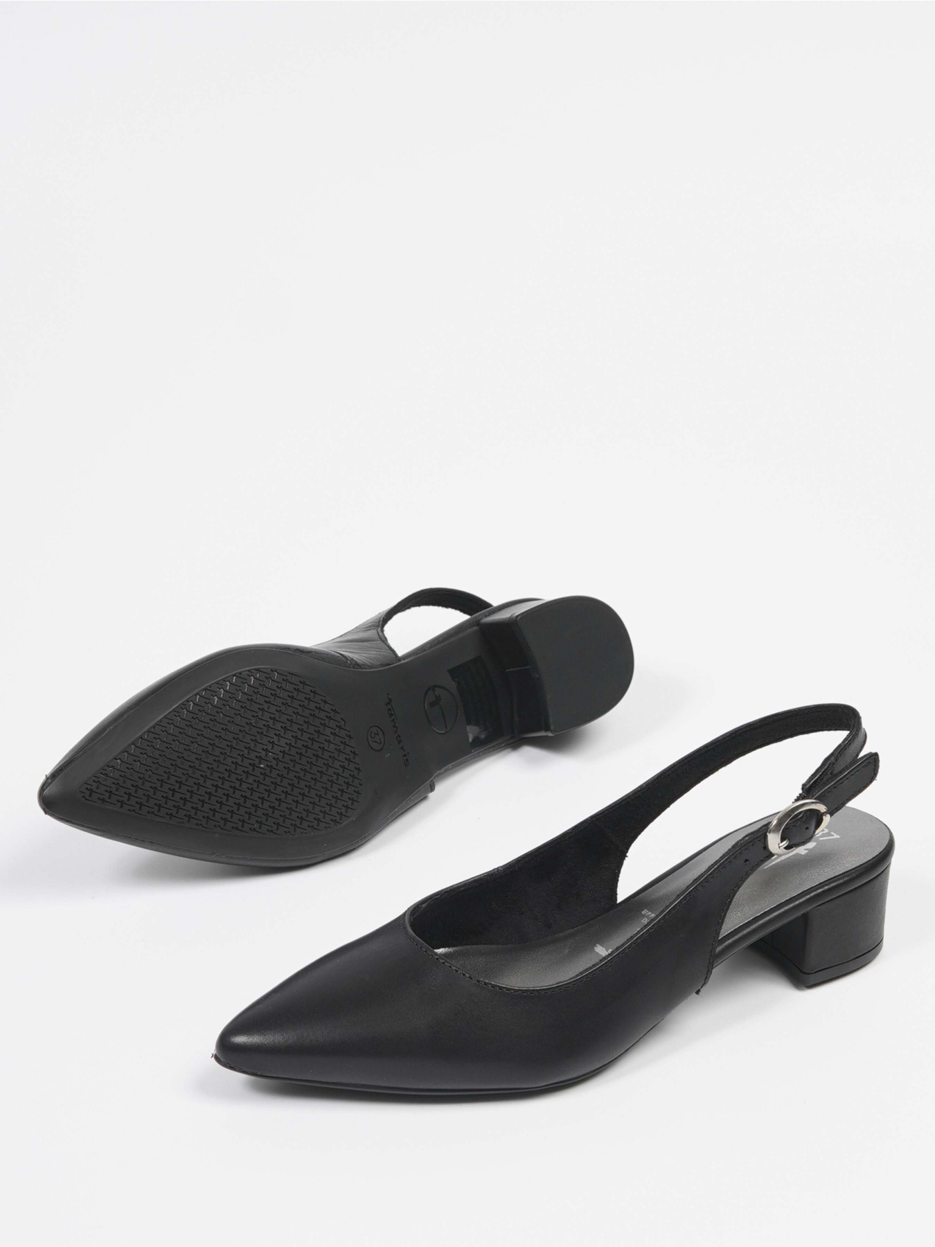 Босоніжки Respect модель 1-1-29500-26_003_BLACK_LEATHER Фото