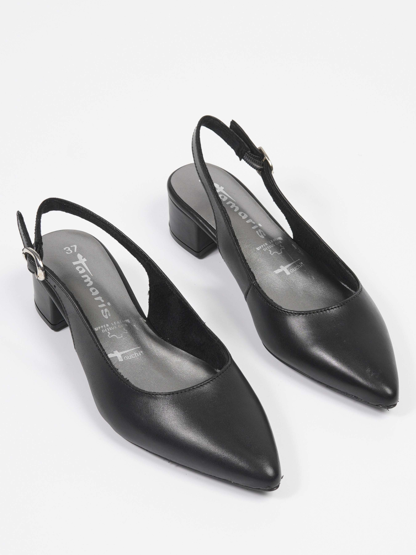 Босоніжки Respect модель 1-1-29500-26_003_BLACK_LEATHER Фото