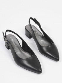 Босоніжки Respect модель 1-1-29500-26_003_BLACK_LEATHER Фото